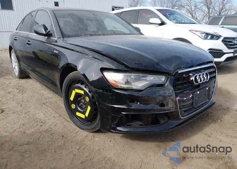2013 Audi A6 3.0T Premium from USA, damaged, VIN WAUGGAFCXDN050864